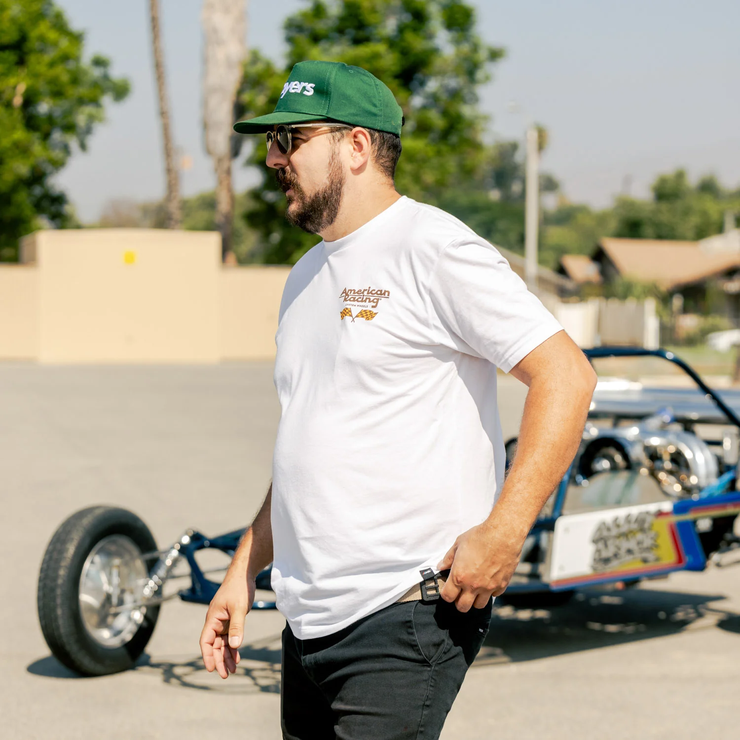 American Racing CHECKERS Short Sleeve T-Shirt - Image 3