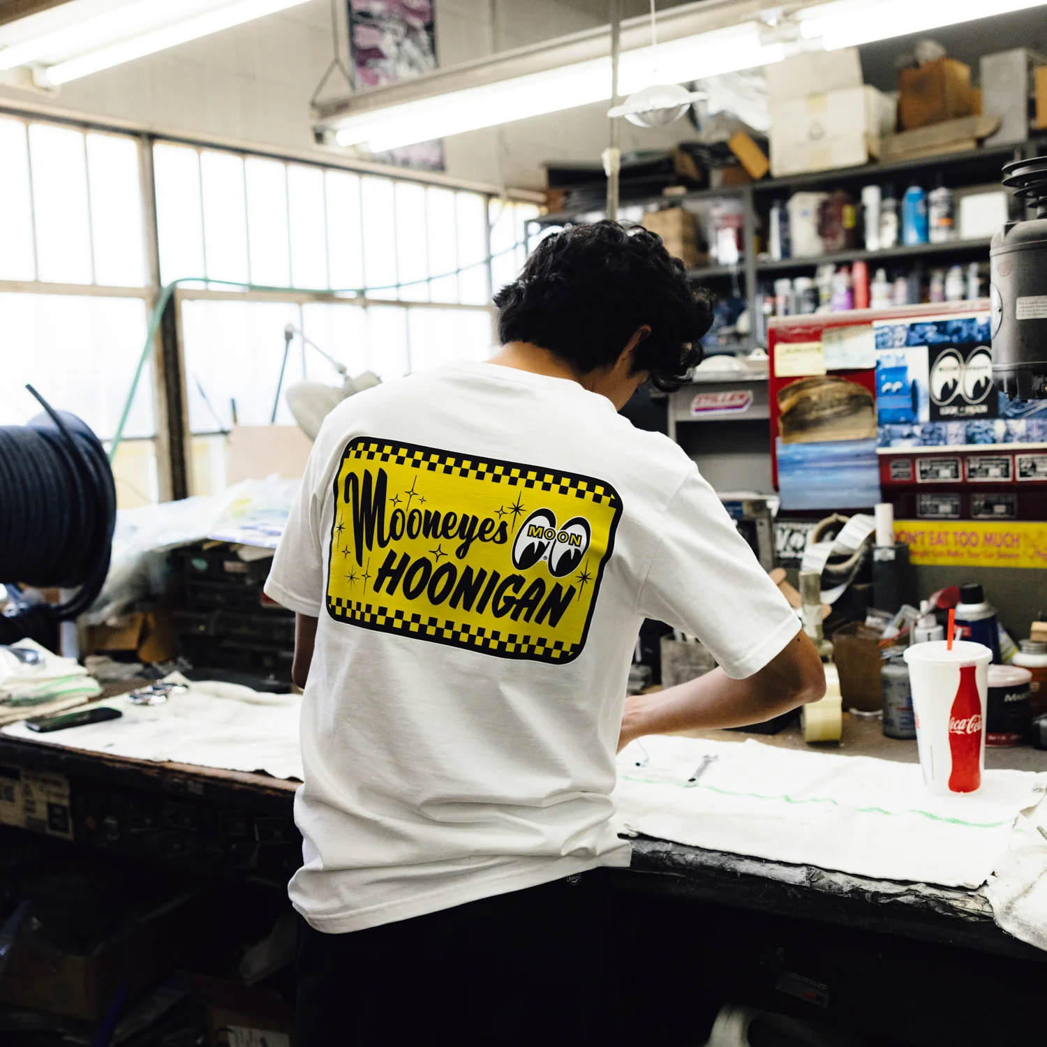 Hoonigan x Mooneyes GO WITH HOON Short Sleeve T-Shirt - Image 18