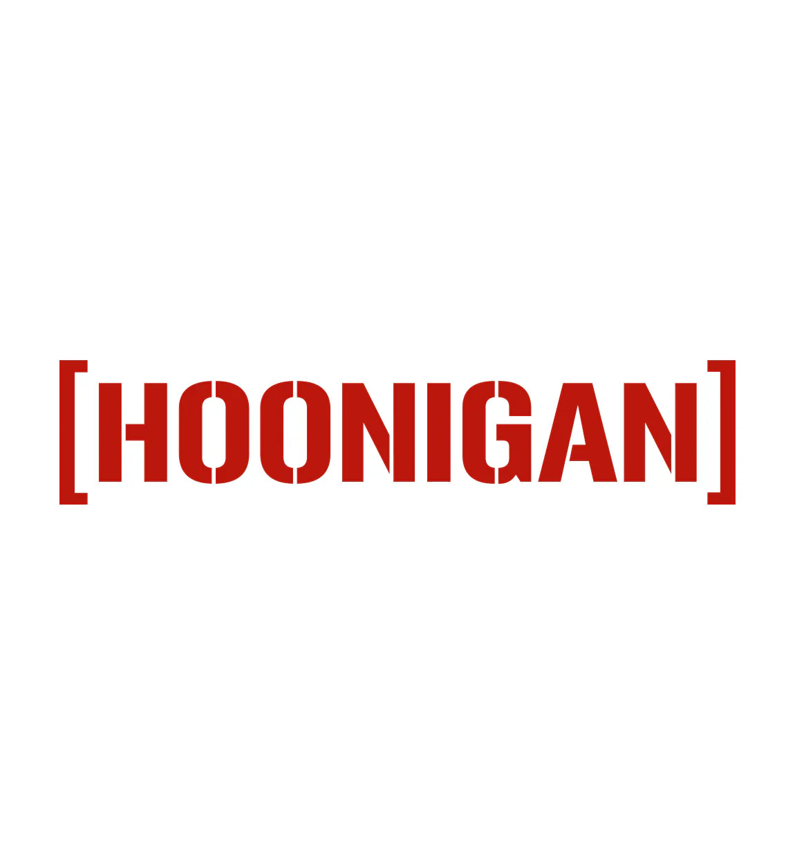 Hoonigan SMALL DIE CUT CENSOR BAR BRACKET LOGO Sticker (10") - Image 8